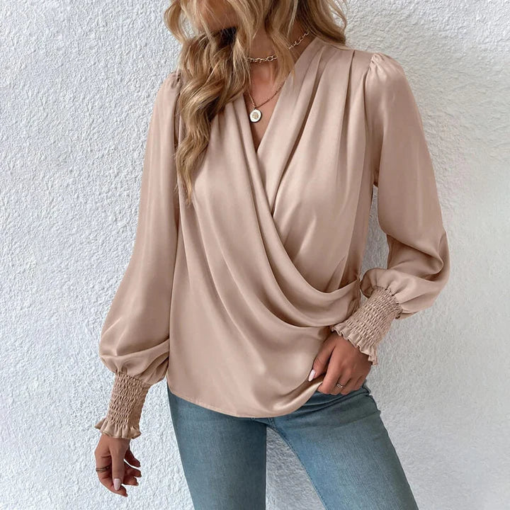 Jimena | elegante gekruiste blousetrui