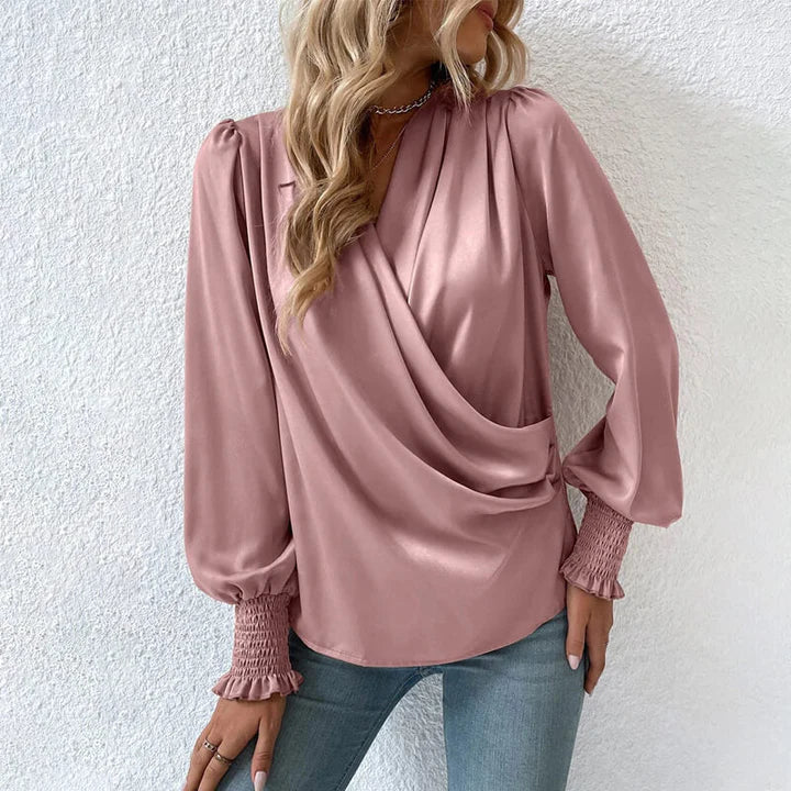 Jimena | elegante gekruiste blousetrui
