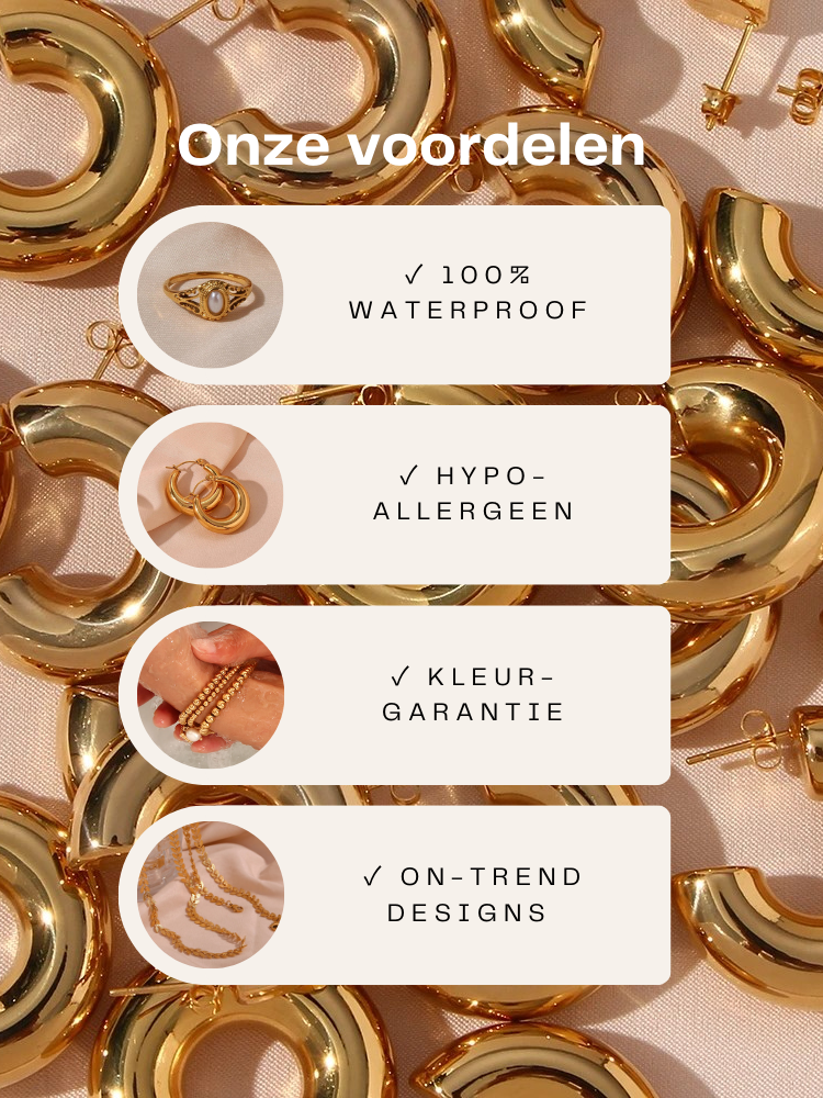 Mirella | Zirkonia Kruis Ketting Goud