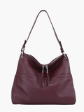 Hannelore| Hobo-tas van zacht leer met ritsluiting