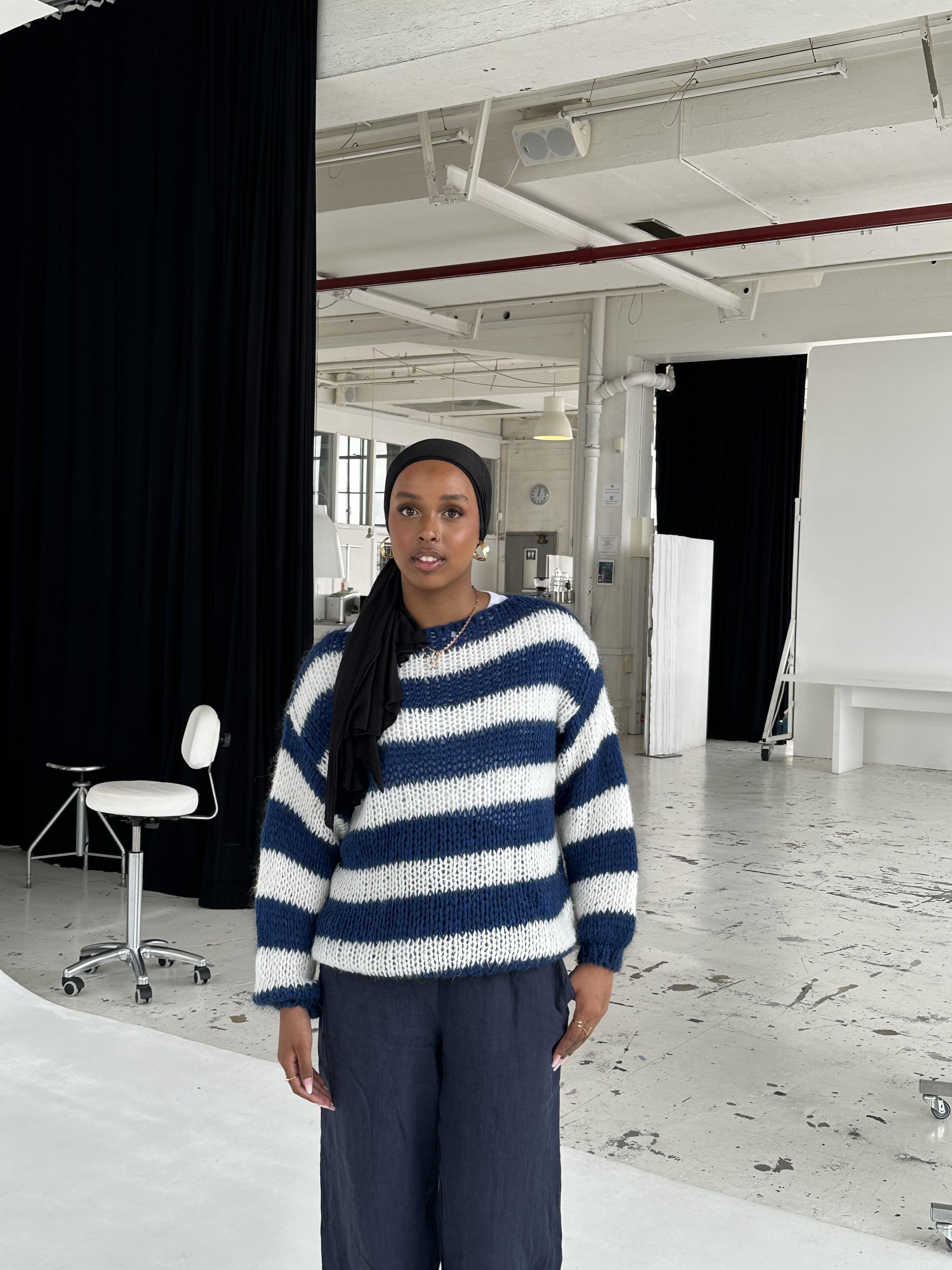 Livia | Gebreide sweater met strepen