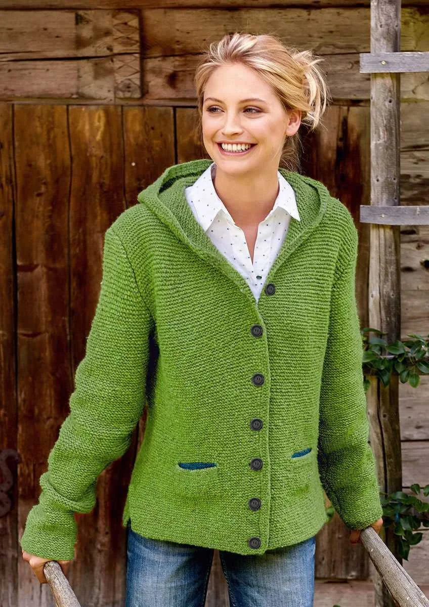 Nada | Gebreid Vest met Capuchon