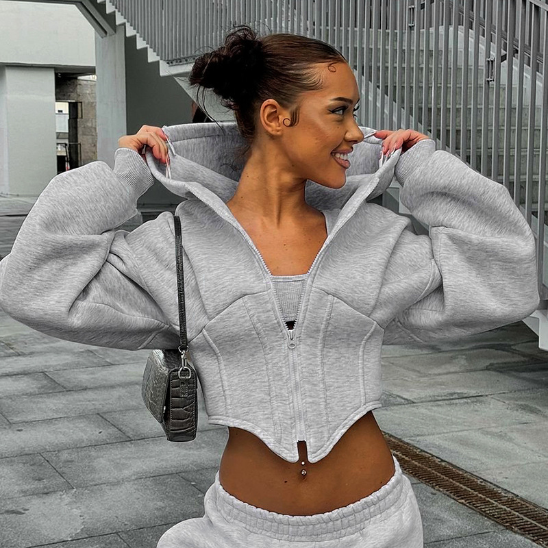 Meta | Trendy Corset Hoodie
