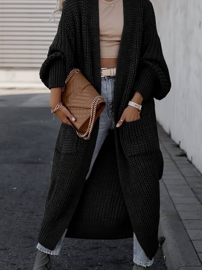 Vivienne | Trendy Gebreid Lang Vest