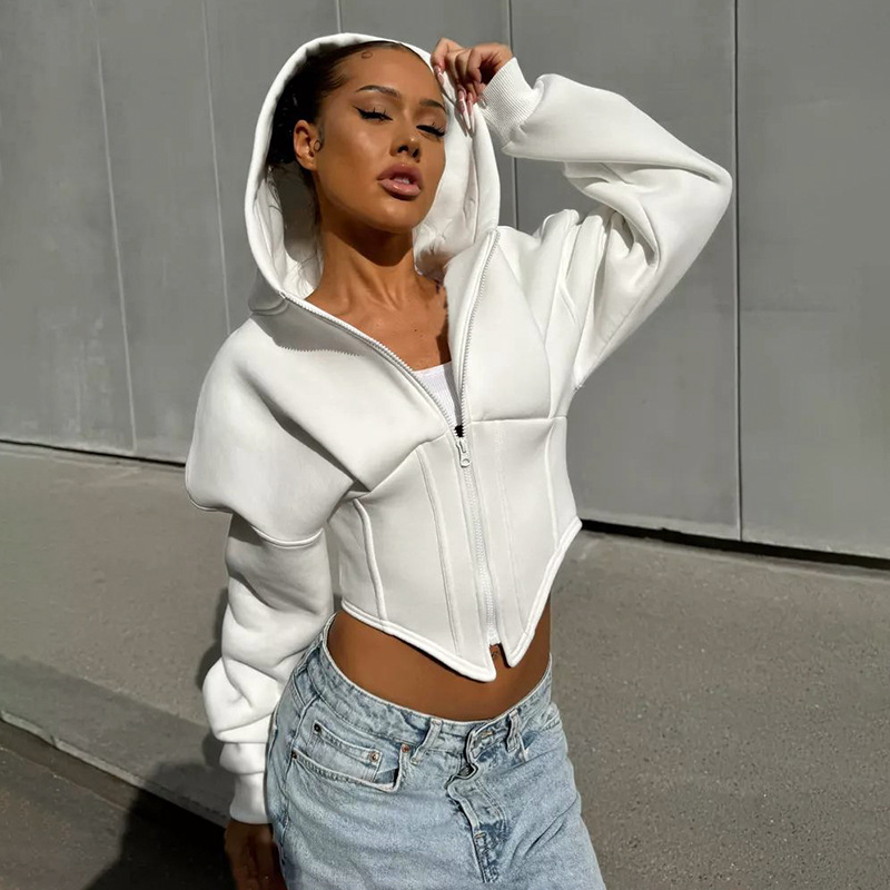 Meta | Trendy Corset Hoodie