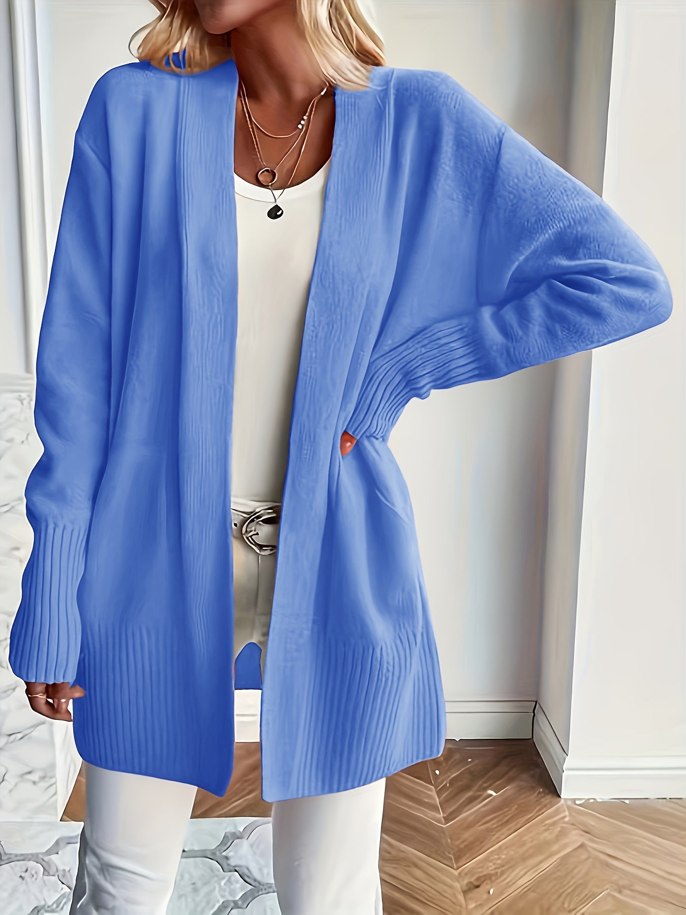 Daria - Casual Open Gebreide Cardigan voor Vrouwen