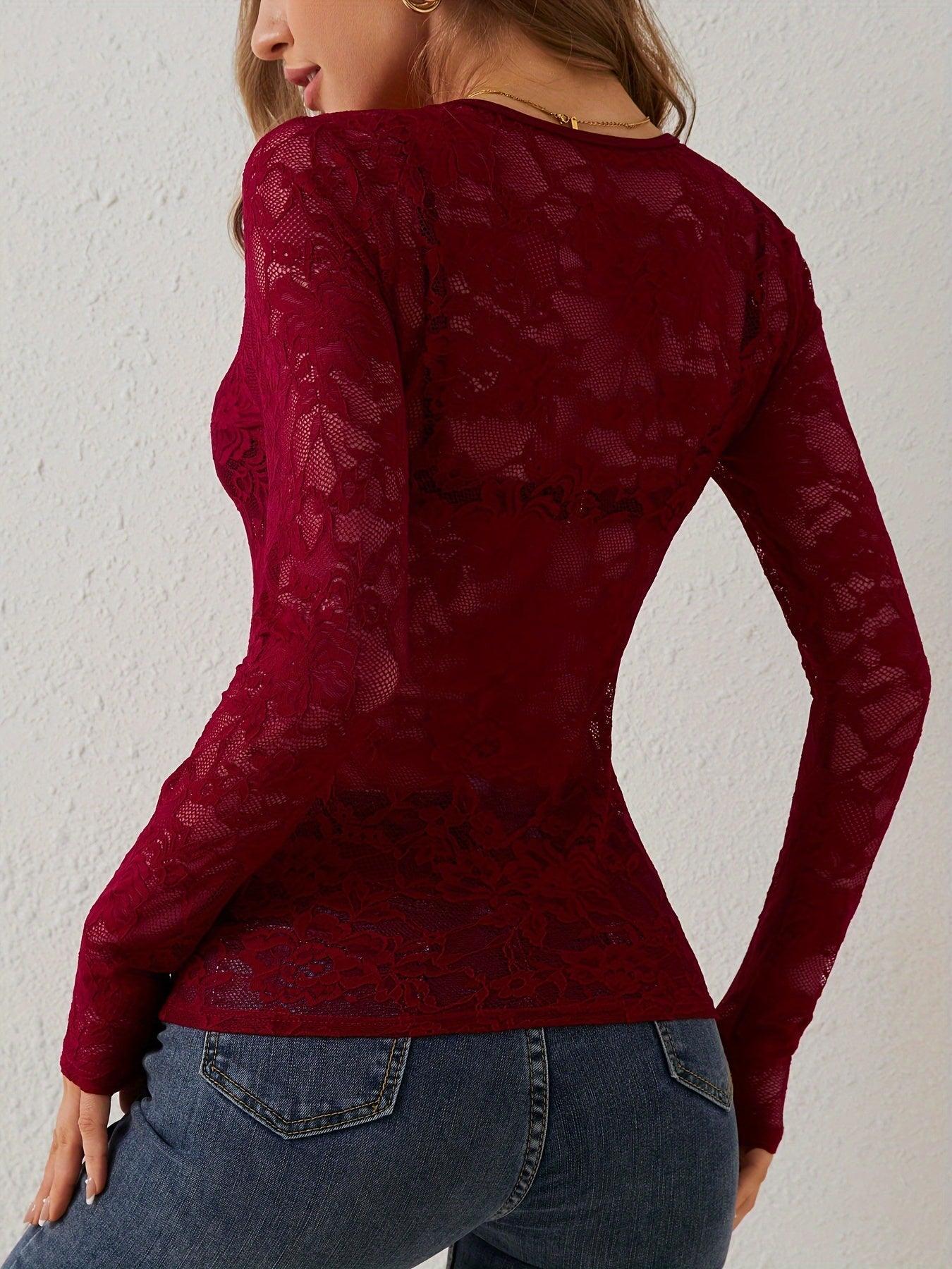 Elowen | Elegante Kanten Top voor dames