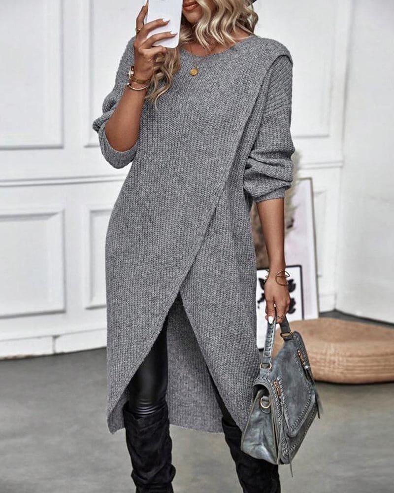 Masego | Gebreide sweater jurk