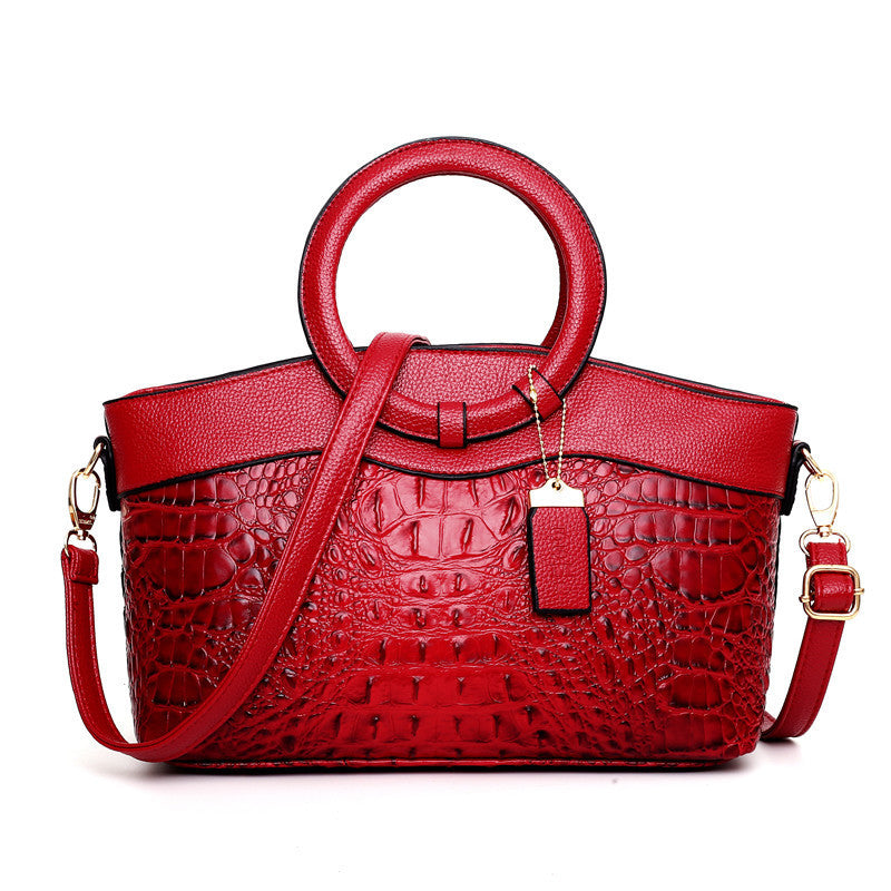 Vesper™ Luxe Handtas met Krokodillenpatroon