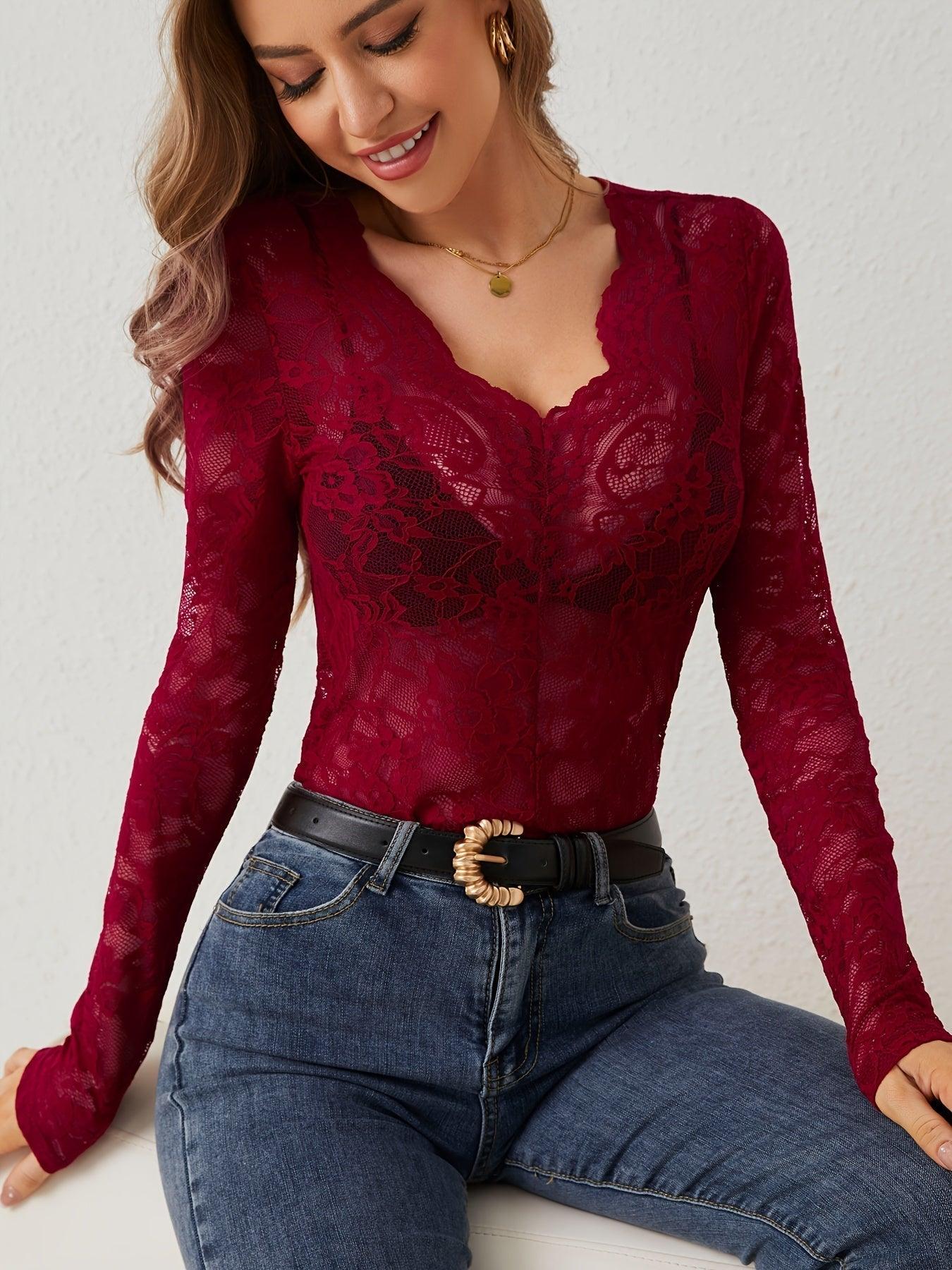 Elowen | Elegante Kanten Top voor dames