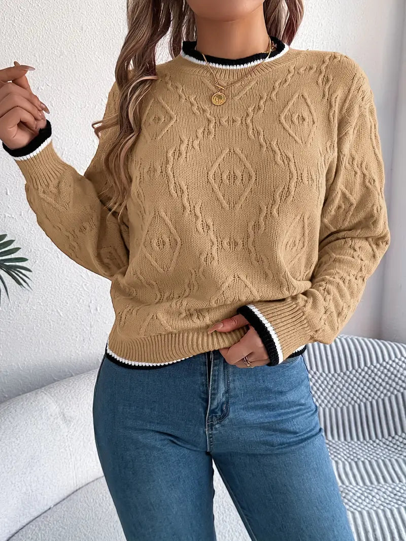Azaria | Getextureerde Trui