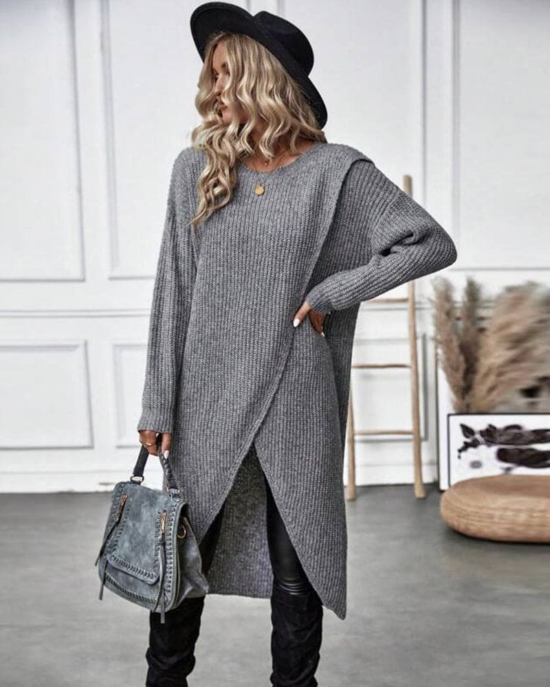 Masego | Gebreide sweater jurk