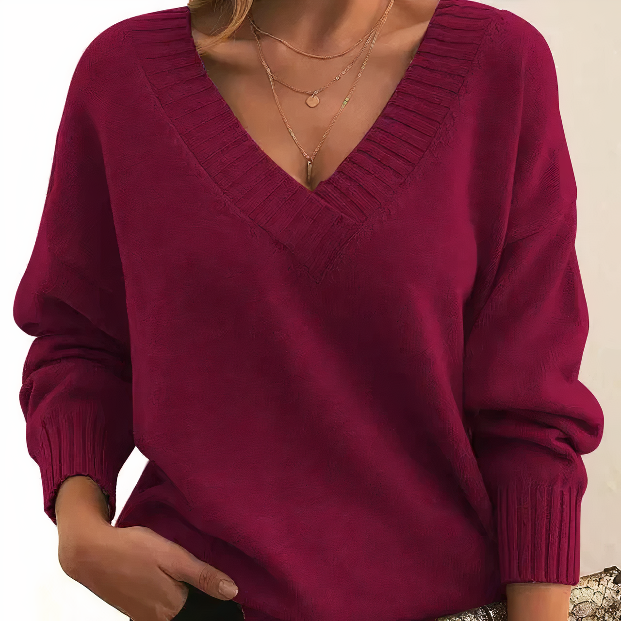Carlina | Modieuze fleece trui