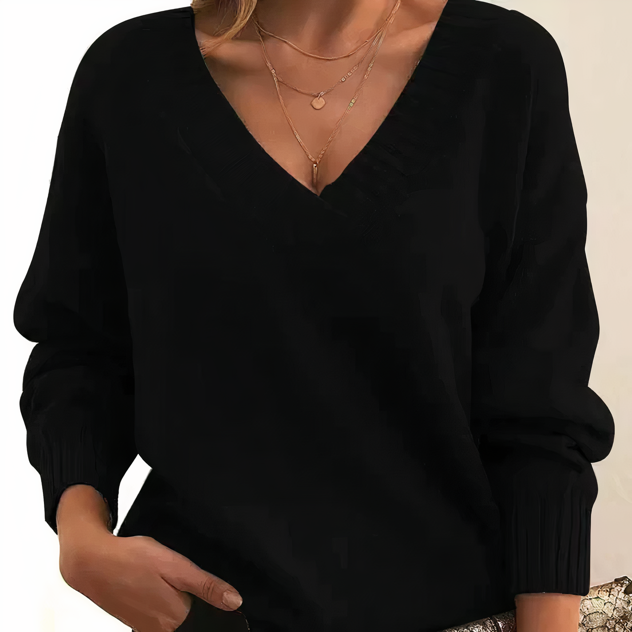Carlina | Modieuze fleece trui