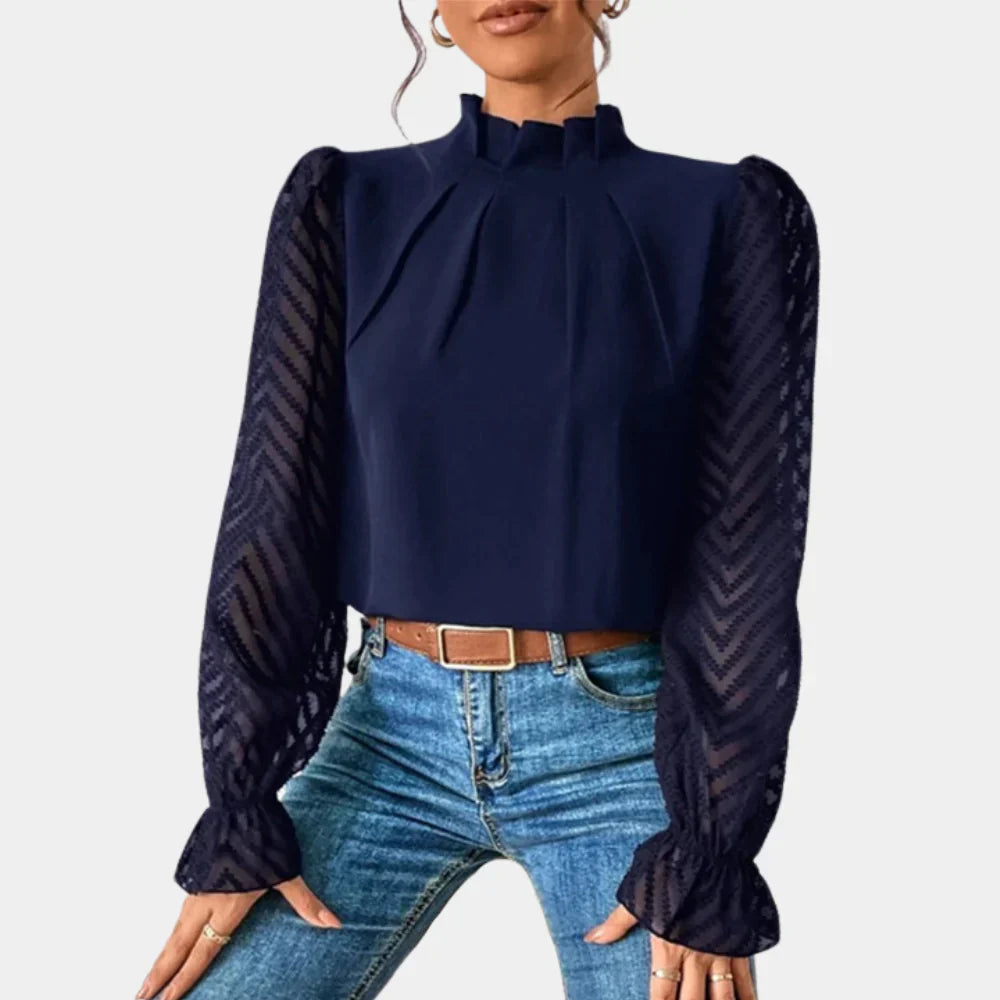 Ava | Luchtige Chiffon Dames Blouse