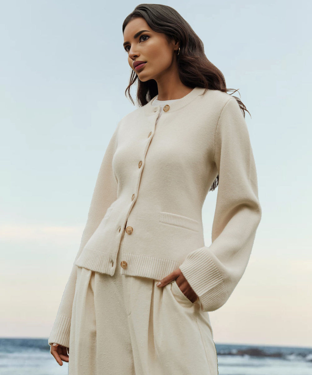 Cora | Zachte Cardigan met Luxe Uitstraling