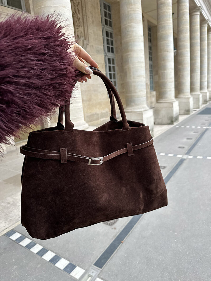 Zella | Luxe Dames Handtas van Suède