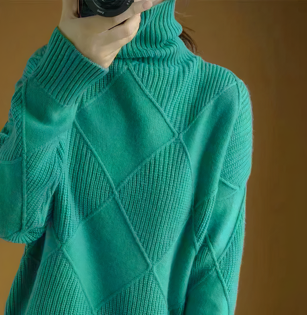 Maly  | Trendy Coltrui met Ruitmotief