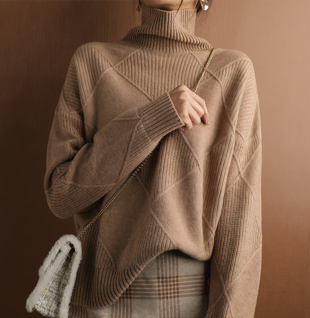 Maly  | Trendy Coltrui met Ruitmotief