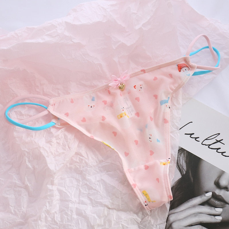 Panty - Dames - Schattige, comfortabele en ademende katoenen panty met een trendy design