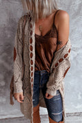 Nicole | Comfy lang vest met capuchon