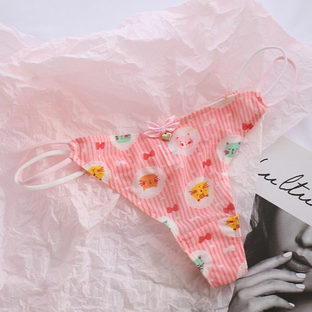 Panty - Dames - Schattige, comfortabele en ademende katoenen panty met een trendy design
