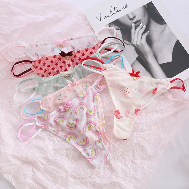 Panty - Dames - Schattige, comfortabele en ademende katoenen panty met een trendy design