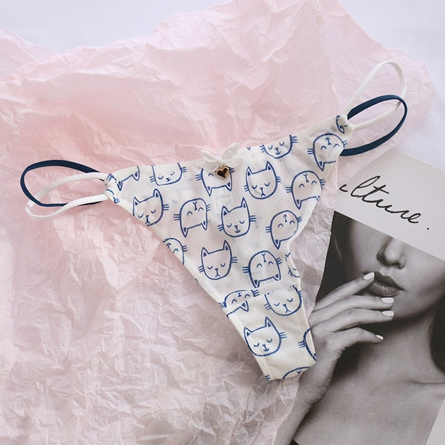 Panty - Dames - Schattige, comfortabele en ademende katoenen panty met een trendy design