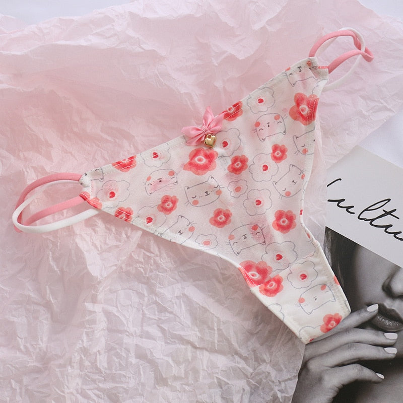 Panty - Dames - Schattige, comfortabele en ademende katoenen panty met een trendy design