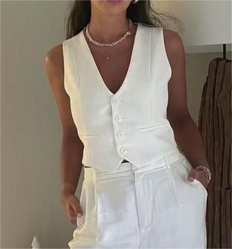 Kairith | Cropped Gilet Top