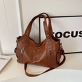 Liv™ Dames Leren Schoudertas
