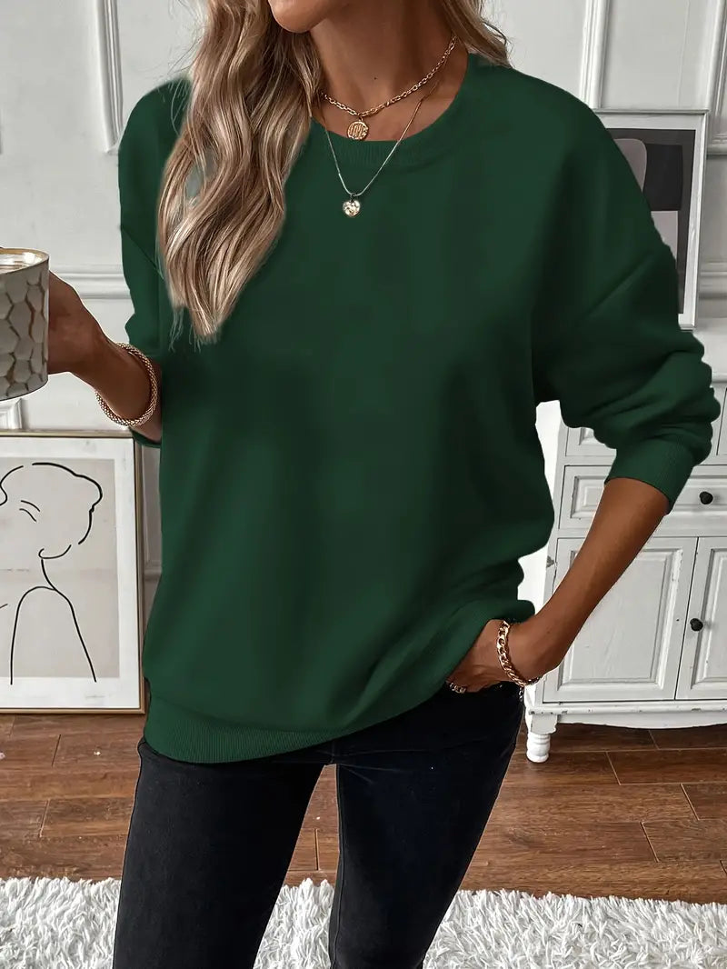 Jolene | Casual Oversized Sweatshirt van Katoen