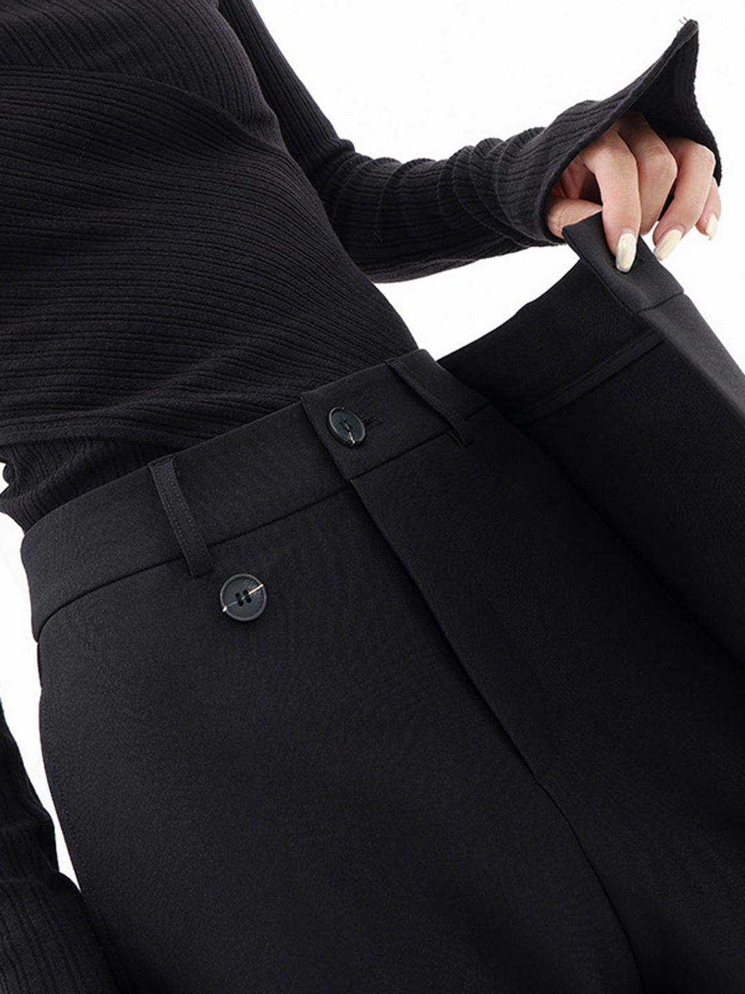 Asymmetrische Baggy-Broek - Stijlvol en Comfortabel Statement