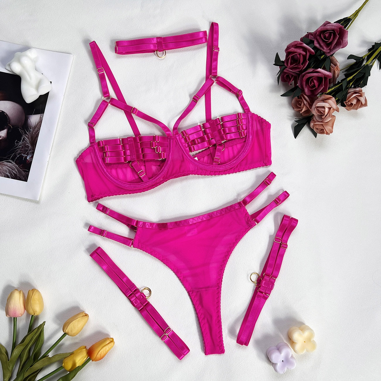 5 Delige Set - Dames - Luxe Kleding Set van Hoogwaardige Stof met Elegante Pasvorm