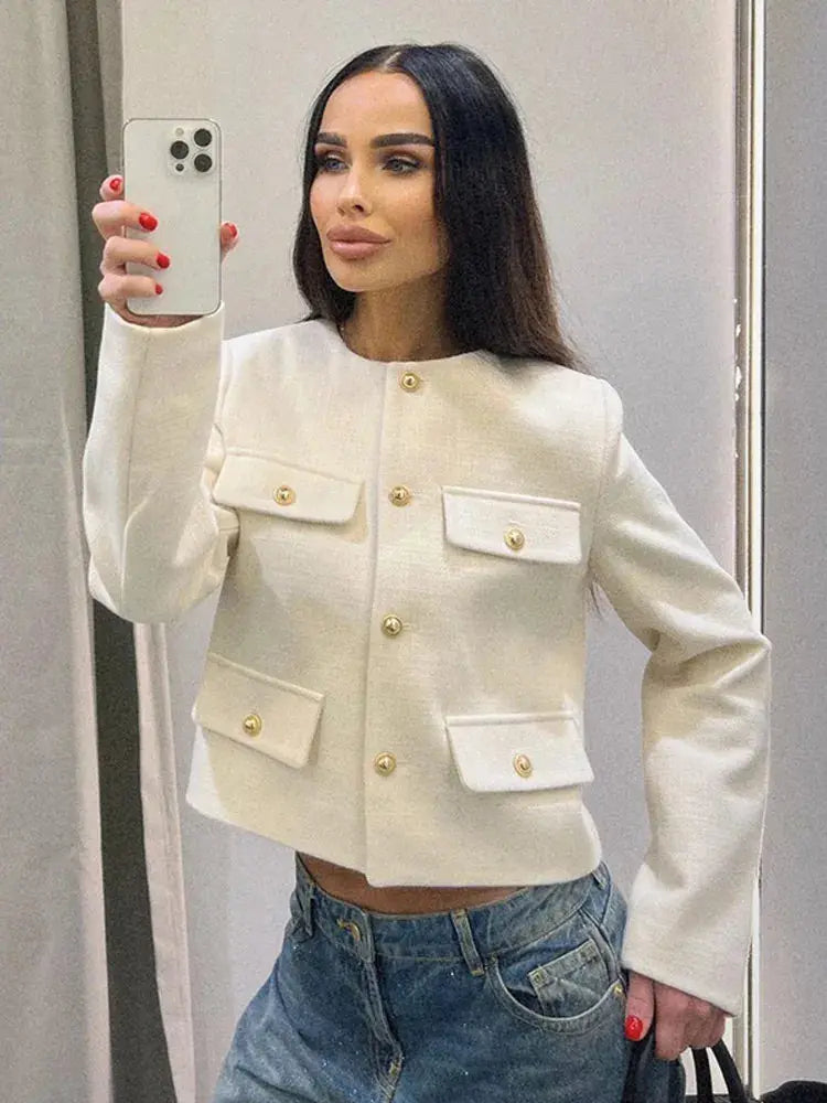 Susie | Klassieke Tweed Blazer