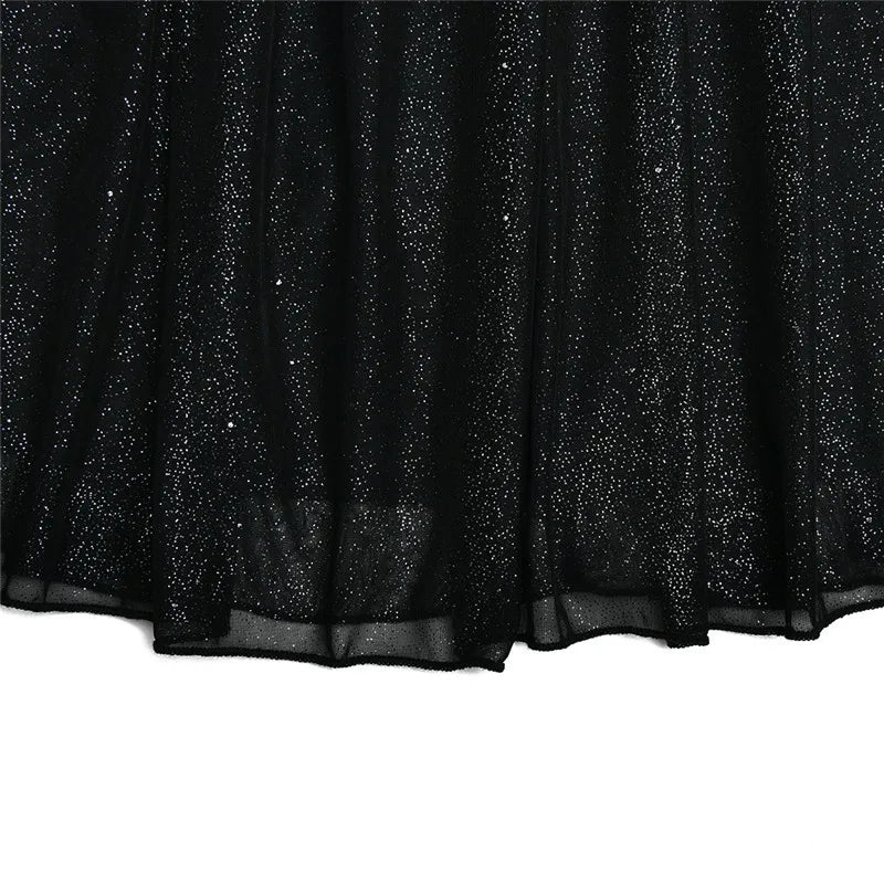 Glamour Mini Jurk voor Avondfeesten - Glanzend Design - Tijdloze Elegantie