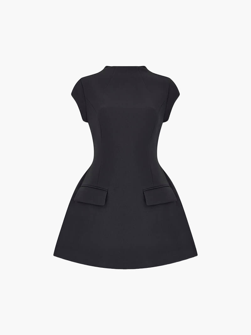 Nauwsluitende Jurk - Elegant Zwart - Perfect voor Romantische Avonden