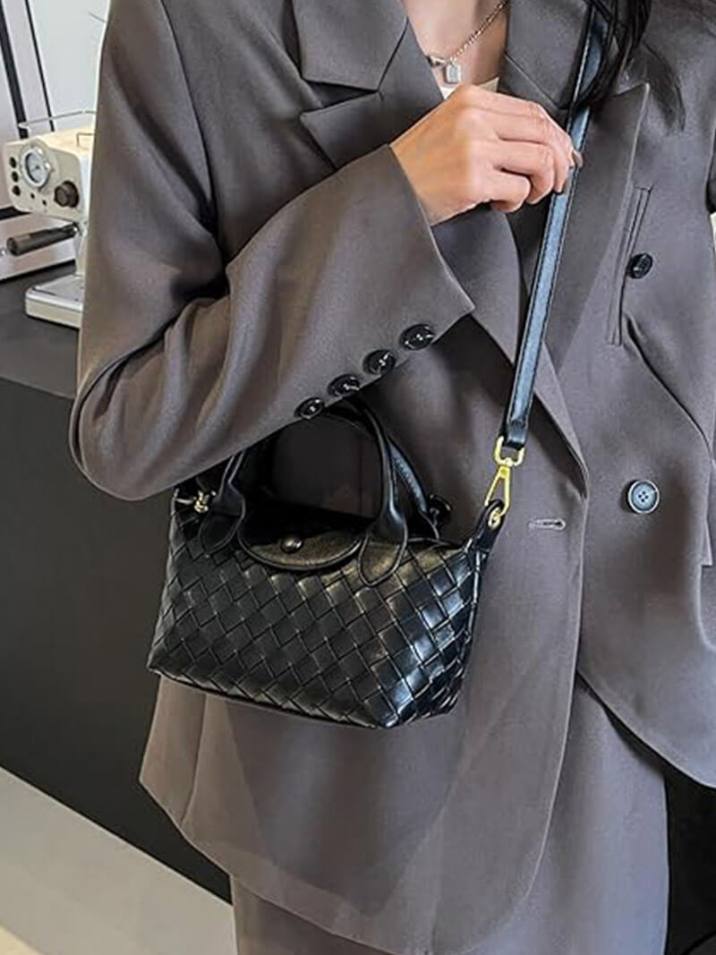 Gemma | Gevlochten Mini-Tas van Kunstleer
