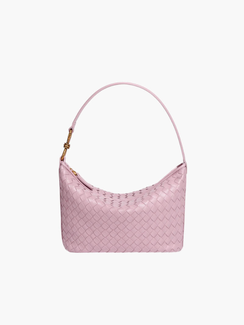Isana | Elegante gevlochten schoudertas