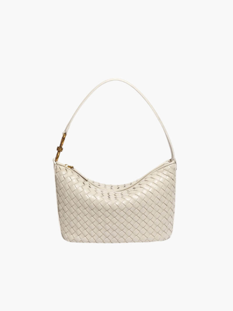 Isana | Elegante gevlochten schoudertas