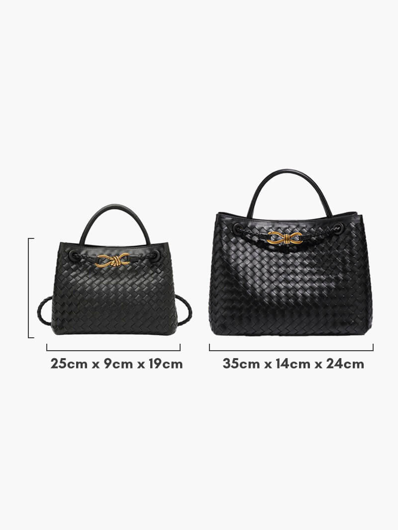 Carlee | Gevlochten Mini-Tas met Elegante Accent
