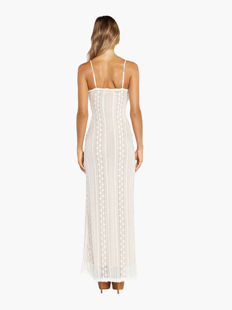 Tweedelige Mara-set - Maxi-jurk met Verstelbare Bandjes en Cropped Vest