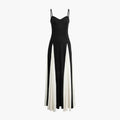 Paloma Maxi Jurk - Dames - Elegantie met Open Rug en Asymmetrisch Design