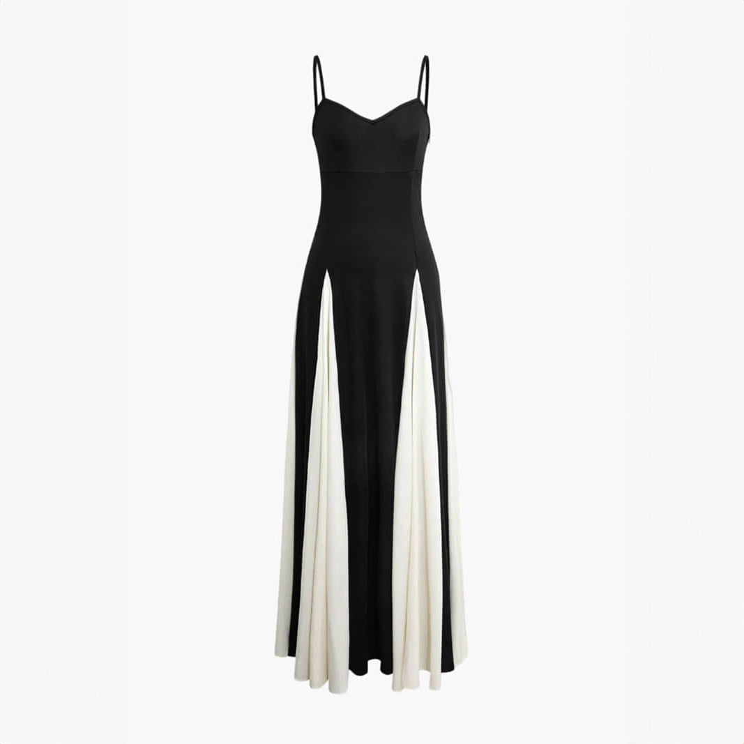 Paloma Maxi Jurk - Dames - Elegantie met Open Rug en Asymmetrisch Design