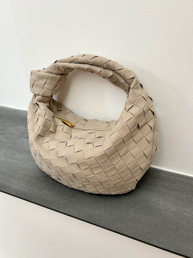 Ilyse | Gevlochten Mini-Tas van Suède