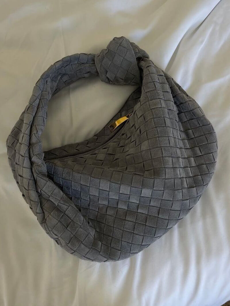 Elicia | Gevlochten Hobo-Tas met Knoopdetail – Stijlvol en Uniek