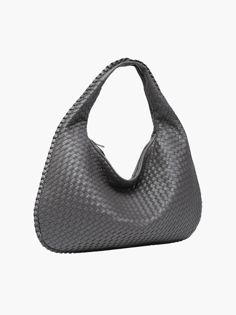 Charlyne | Grote gevlochten Hobo-tas
