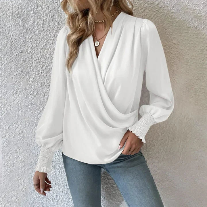 Jimena | elegante gekruiste blousetrui