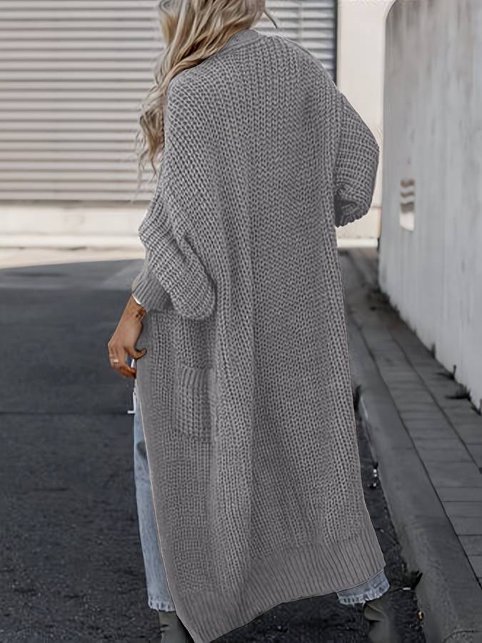 Vivienne | Trendy Gebreid Lang Vest