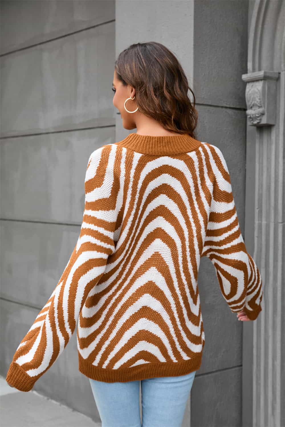 Viola | Trendy Gestreepte Trui